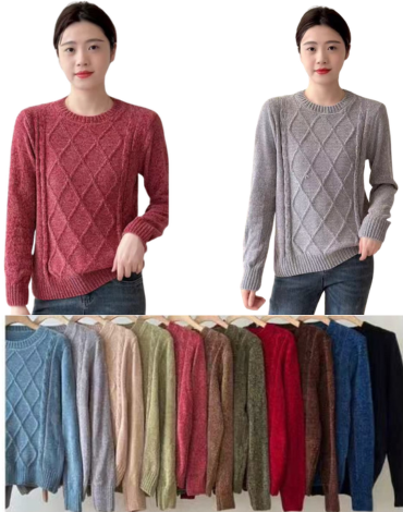 Chaleco de Mujer Chanil Colores Surtidos x 12 Unds.