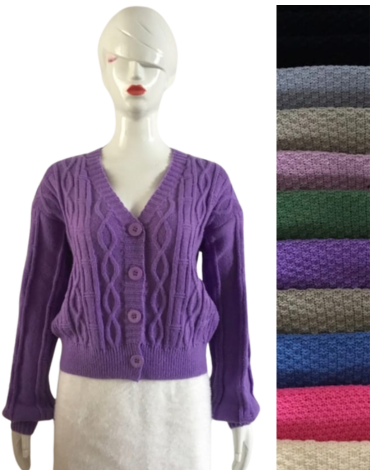 Chaleco Dama Colores Surtidos x 6 Unds.Talla: Estándar