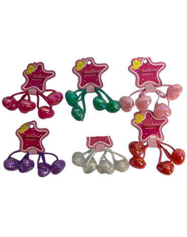 Chapes Nacarado de Niña con Diseño Corazón x 72 Unds.