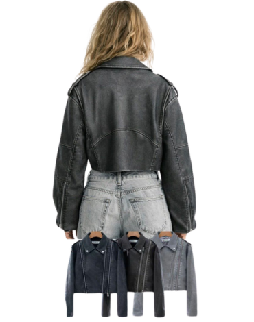 Chaqueta Cazadora Biker Colores Surtidos x 16 Unds.Tallas : XS - S - M - L