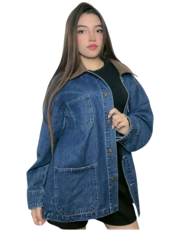 Chaqueta Jeans Prelavado Colores Surtidos x 12 Unds.Talla:  S/ M - L/ XL