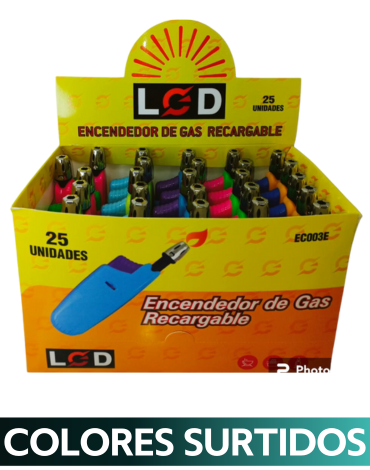 24 Cajas de Chispero Recargable.(1 Caja Trae: 25 PCS)