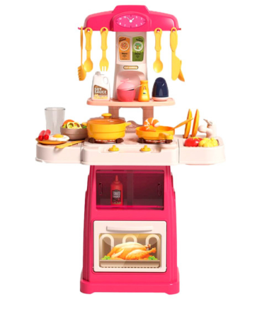 Cocina con  Accesorios Luz y Sonido  x 3 Unds.Medida:66 x 44.4 x 20.8 cm aprox.