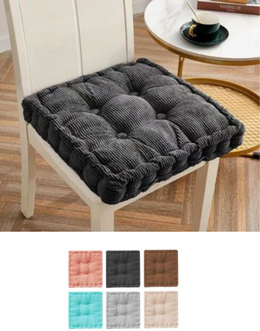 Cojín para Silla x 4 Unds. Medidas: 40 x 40 cm aprox