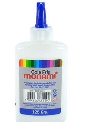 Cola Fría Escolar Monami x 12 Unds. Medida: 125 Gr