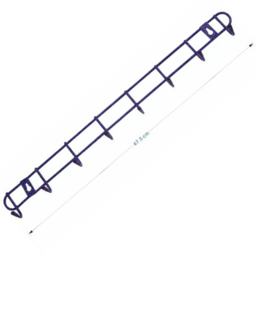 Colgadores de Plástico x 12 Unds.Medida: 47.5 cm aprox.