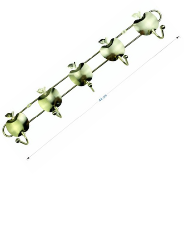 Colgadores de Metal x 6 Unds.Medida: 44 cm aprox.