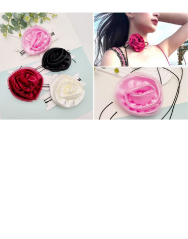 Collar Rosa  x 12 Unds.