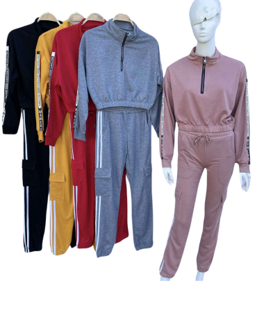 Conjunto Buzo de Mujer Delgado Colores Surtidos x 20 Unds. Tallas: M / L- XL / 2XL