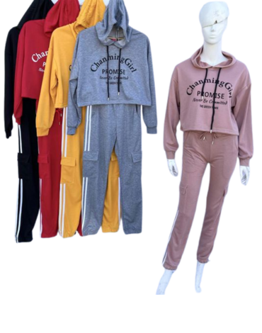 Conjunto Buzo de Mujer Delgado Colores Surtidos x 20 Unds. Tallas: M / L- XL / 2XL