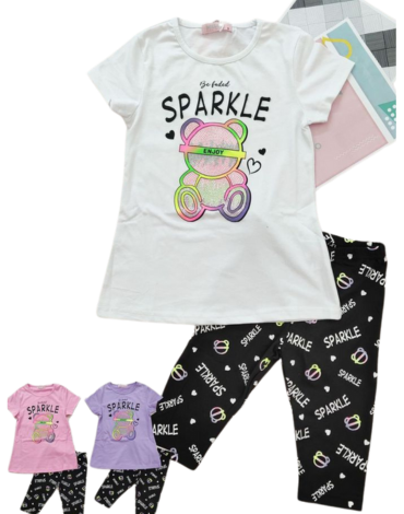 Conjunto de Niña Colores Surtidos x 15 Unds.Talla: 4 - 6 - 8 - 10 - 12