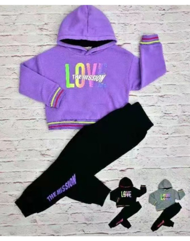Conjunto Buzo de Niña x 15 Unds. Tallas: 4- 6 - 8 - 10 - 12