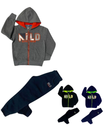Conjunto Buzo de Niño x 15 Unds. Tallas: 4 - 6 - 8 - 10 - 12