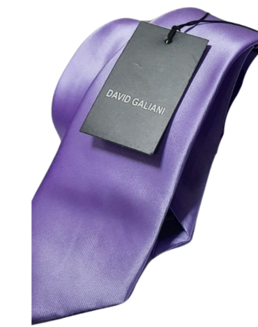 Corbata de Hombre Color Lila Poliéster x 12 Unds. Medida:1.30 x 6.5 cm aprox