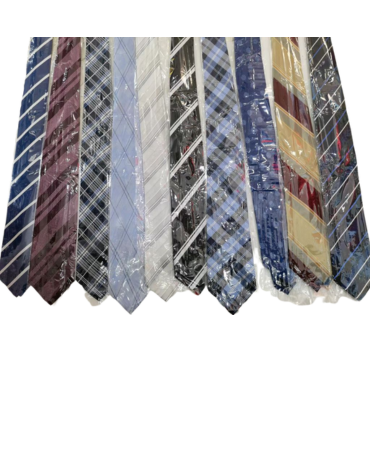 Corbata para Caballeros con Rayas Elegir Color x 12 Unds.Medida_ 145 x  5 cm aprox