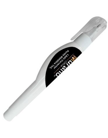 Corrector Liquido Lápiz Punta Metalica Blanco Murano x 24 Unds.