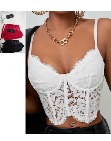 Corset Top Colores Surtidos x 12 Unds. Talla: S / M - L/ XL
