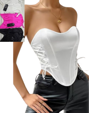 Corset Top Colores Surtidos x 12 Unds. Talla: S / M - L/ XL