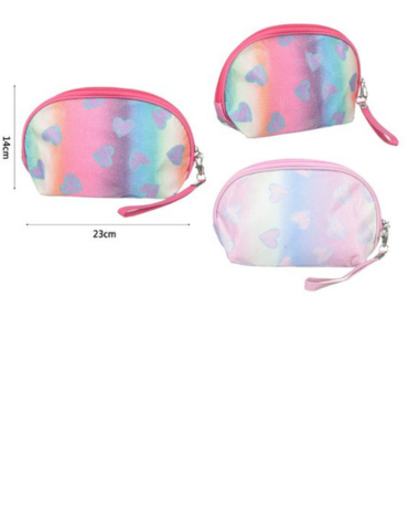 Cosmetiquero con Diseño Colores  Surtidos x 12 Unds.Medida:14 x 23 cm aprox.