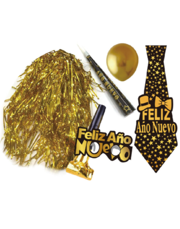 6 Set Cotillón Año Nuevo (1 Set trae : 6 PCS)