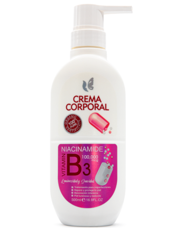 Crema Corporal de Vitamina B3 x 3 Unds. Medida: 500 gr aprox.