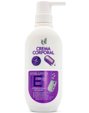 Crema Corporal de Vitamina E x 3 Unds. Medida: 500 gr aprox.