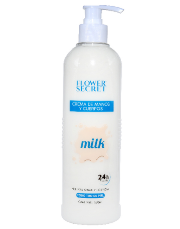 Crema de Cuerpo y Manos con Aroma Milk 500 ML x 4  Unds.