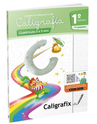 Cuaderno Interactivo Caligrafía N1° Básico 5 x 5 MM  x 3 Unds.