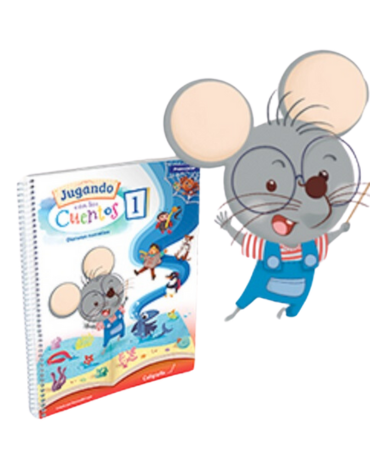 Cuadernos Jugando con los Cuentos N°1 Caligrafix a partir de 4 años x 3 Unds.