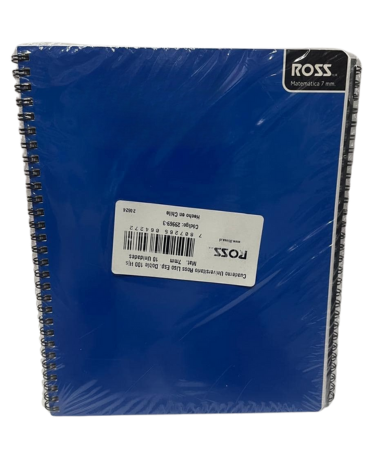 Cuadernos Universitario ROSS 100 Hojas 7MM  x 10 Unds.