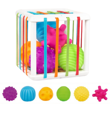 3 Set Juguetes Cubo Rompe Cabezas para Bebes.(1 Set Trae: 6 PCS)
