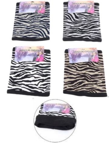 Cuello con Diseño Colores Surtidos x 12 Unds.