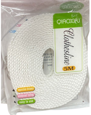 Cuerda para Ropa de 5 Metros  Colores Surtidos x 10 Unds.