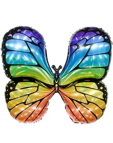 Globo Metálico Mariposa x 6 Unds. Medida: 79*73 cm aprox