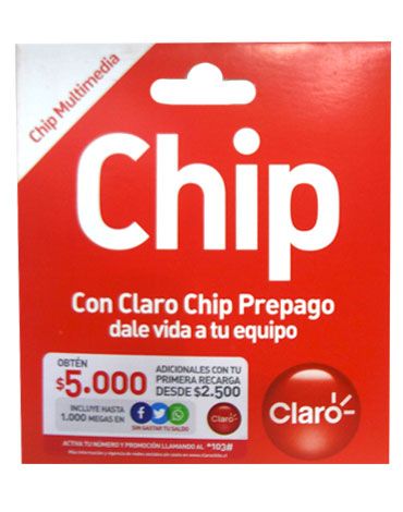 Chip Claro x 12 Unds.