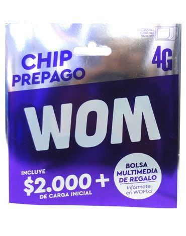 Chip WOM  x 12 Unds.