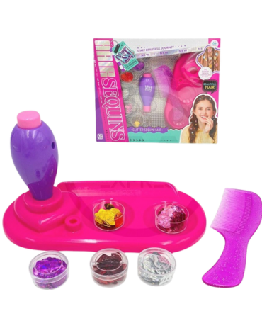 Decoración para Cabello de Glitter  x 6 Unds.