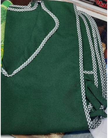 Delantal Liso  x 6 Unds. Talla: Estándar