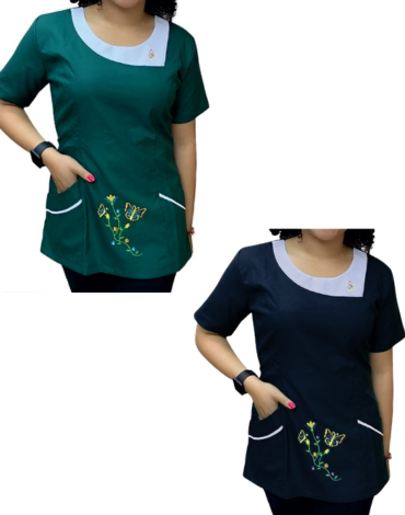 Delantal de Mujer con Diseño x 12 Unds. Talla : S - M - L - XL - 2XL