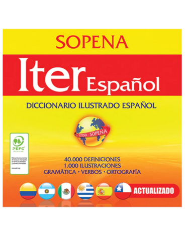Diccionario SOPENA IterEspañol x 3 Unds.