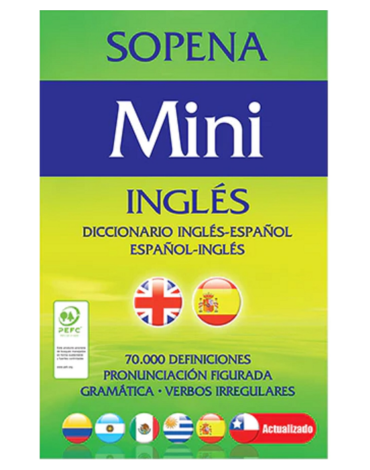 Diccionario SOPENA Mini Inglés x 3 Unds.