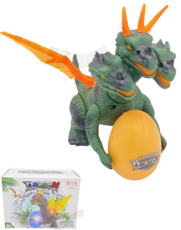 Dinosaurios Con Huevo Led x 4 Unds