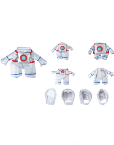 Disfraz Halloween Astronauta para Mascotas x 4 Unds.Talla: S - M - L - XL