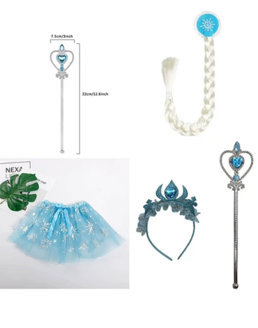 Disfraz Princesa Halloween x 4 Unds.