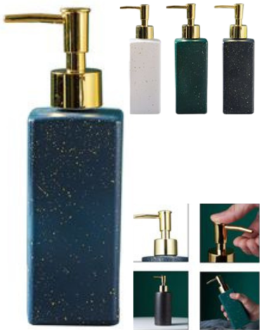 Dispensador de Jabón Colores Surtidos x 6 Unds. Medida:400 ml aprox.