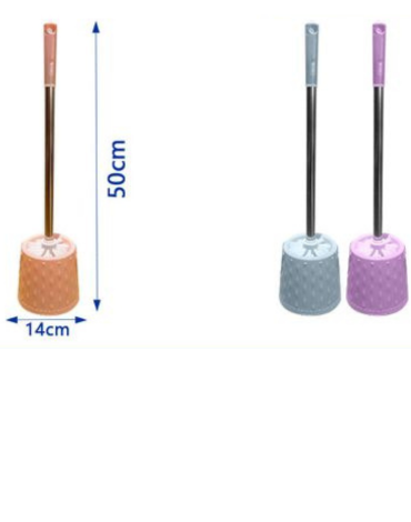 Escobilla Para Baño Colores Surtidos x 12 Unds. Medida: 50 cm aprox.