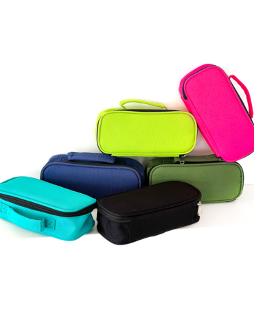 Estuche Liso Manilla x 12 Unds. Medidas: 21 x 9 x 12cm aprox
