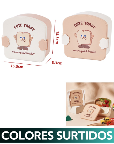 Envase Lonchera para Sandwich x 12 Unds.Medida:19,9 x 13 ,3 x 6,6 cm aprox