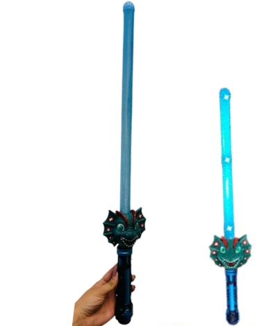 Espada Dino con Luz y Sonido x 6 Unds.