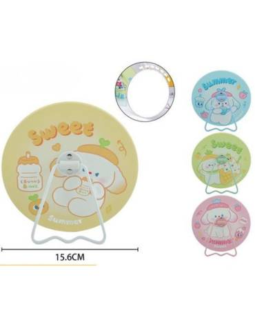 Espejo Infantil Modelos Surtidos x 4 Unds. Medida: 15.6 cm aprox.